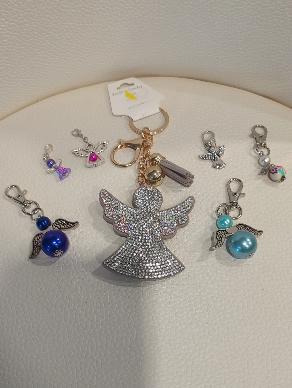 Angel Keychain/Purse Charm Bundle